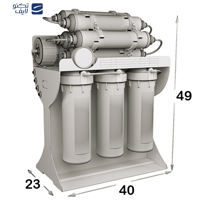 دستگاه تصفیه کننده آب اس اس وی مدل UltraPro X1000 به همراه فیلتر بسته 4 عددی