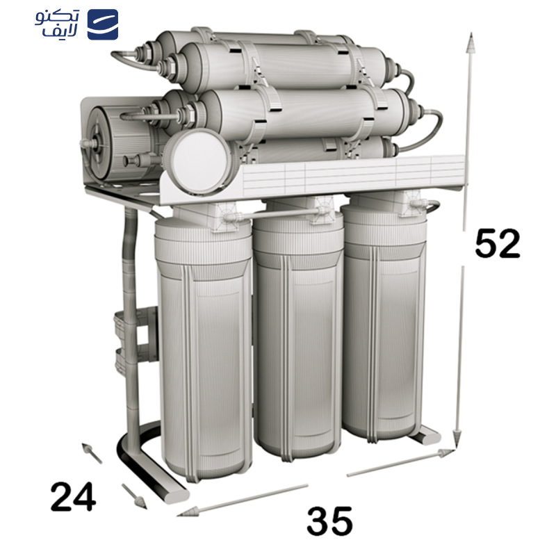 دستگاه تصفیه کننده آب اس اس وی مدل MaxTec X1000 به همراه فیلتر بسته 4 عددی دستگاه تصفیه کننده آب اس اس وی مدل MaxTec X1000 به همراه فیلتر بسته 4 عددی