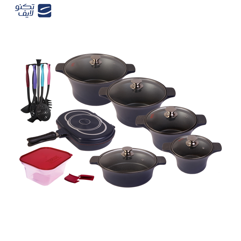 سرویس پخت و پز 22 پارچه تکنو مدل آناهیتا سرویس پخت و پز 22 پارچه تکنو مدل آناهیتا