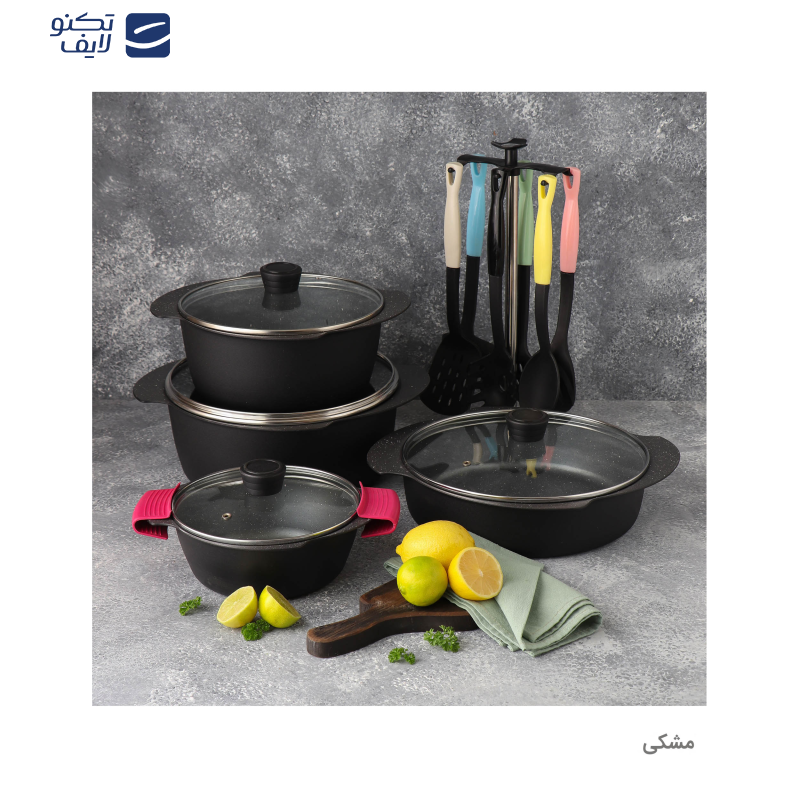 سرویس پخت و پز 17 پارچه تکنو مدل پروانه