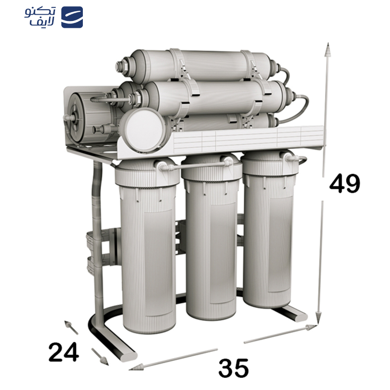 دستگاه تصفیه آب اس اس وی مدل UltraTec 2W X800 به همراه شیر دوکاره دستگاه تصفیه آب اس اس وی مدل UltraTec 2W X800 به همراه شیر دوکاره