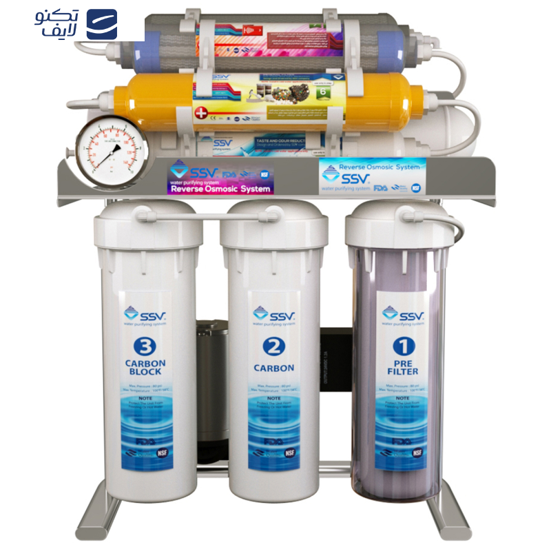 دستگاه تصفیه آب اس اس وی مدل UltraSpring 2W X1000 به همراه شیر تصفیه آب و فیلتر تصفیه آب بسته 3 عددی دستگاه تصفیه آب اس اس وی مدل UltraSpring 2W X1000 به همراه شیر تصفیه آب و فیلتر تصفیه آب بسته 3 عددی
