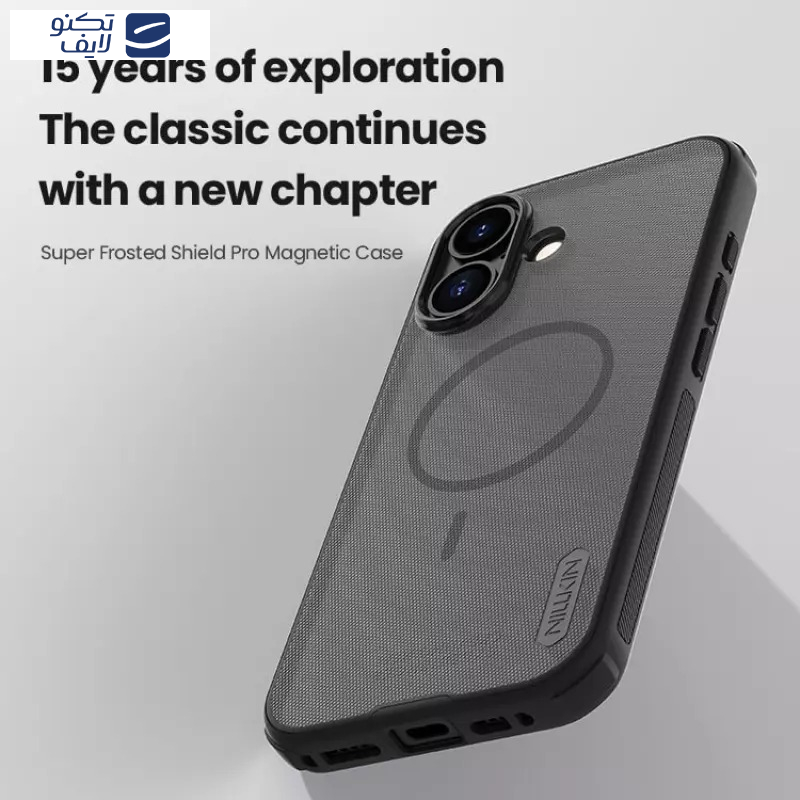 کاور نیلکین مدل Super Frosted Shield Pro Magnetic MagSafe مناسب برای گوشی موبایل اپل iPhone 17   کاور نیلکین مدل Super Frosted Shield Pro Magnetic MagSafe مناسب برای گوشی موبایل اپل iPhone 17