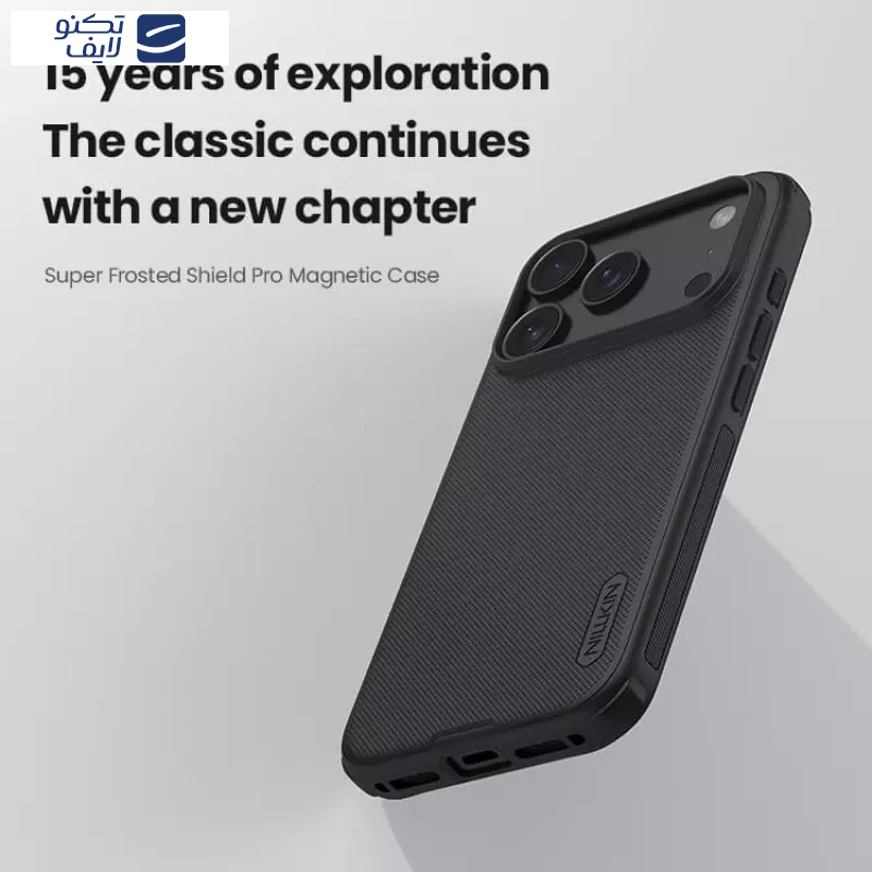 کاور نیلکین مدل Super Frosted Shield Pro Magnetic مناسب برای گوشی موبایل اپل iPhone 17 Pro  کاور نیلکین مدل Super Frosted Shield Pro Magnetic مناسب برای گوشی موبایل اپل iPhone 17 Pro