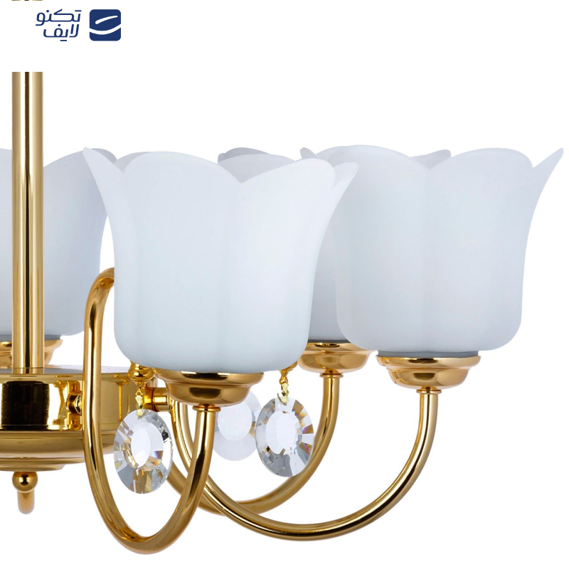 لوستر چشمه نور 7 شعله کد A856/7-O   لوستر چشمه نور 7 شعله کد A856/7-O