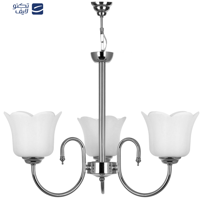 لوستر 3 شعله چشمه نور کد 856.3 لوستر 3 شعله چشمه نور کد 856.3