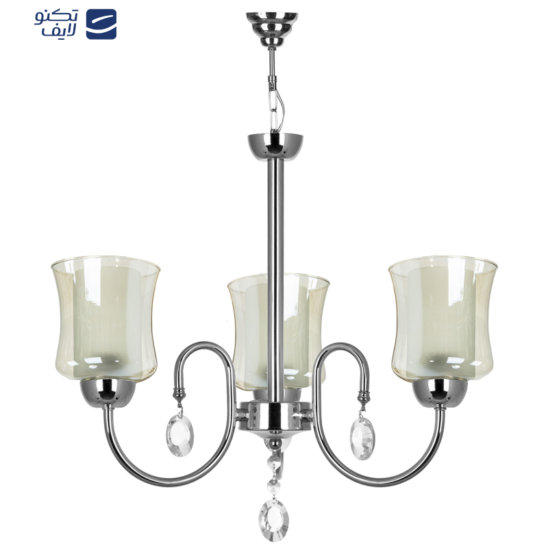 لوستر 3 شعله چشمه نور کد A811/3  لوستر 3 شعله چشمه نور کد A811/3