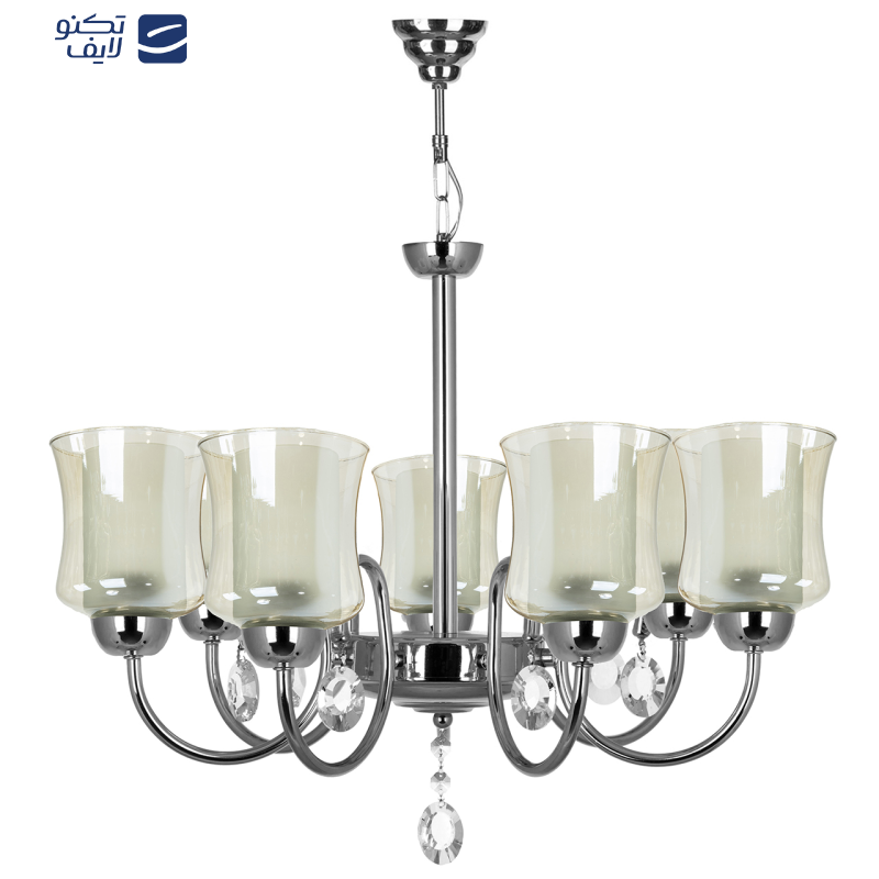 لوستر 7 شعله چشمه نور کد A811/7  لوستر 7 شعله چشمه نور کد A811/7