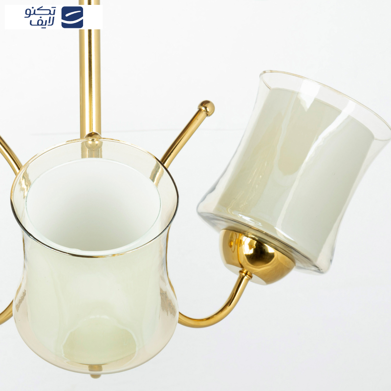 لوستر 3 شعله چشمه نور کد A825/3-G