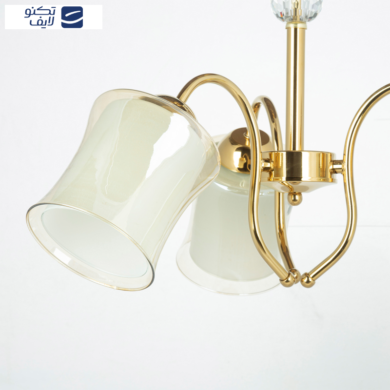 لوستر 3 شعله چشمه نور کد A833/3-G لوستر 3 شعله چشمه نور کد A833/3-G