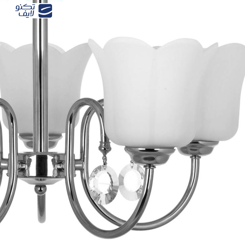 لوستر 5 شعله چشمه نور کد A856/5-CO لوستر 5 شعله چشمه نور کد A856/5-CO