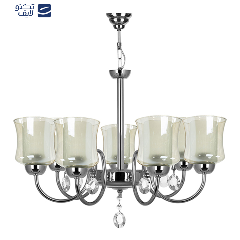 لوستر هفت شعله چشمه نور کد 811/7 لوستر هفت شعله چشمه نور کد 811/7