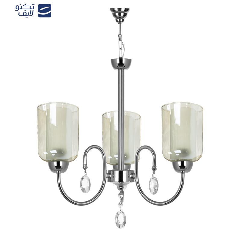 لوستر آویز سه شعله چشمه نور کد AB812/3 لوستر آویز سه شعله چشمه نور کد AB812/3