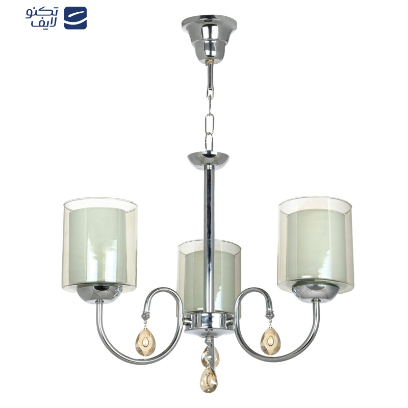 لوستر آویز سه شعله چشمه نور کد AC812.3