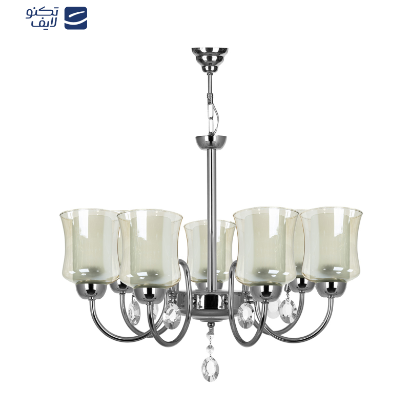 لوستر 7 شعله چشمه نور کد 811.7 لوستر 7 شعله چشمه نور کد 811.7