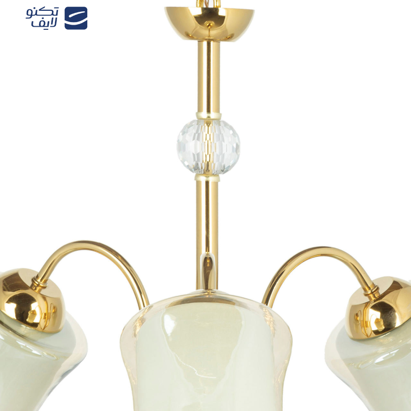 لوستر 3 شعله چشمه نور کد A833.3 لوستر 3 شعله چشمه نور کد A833.3