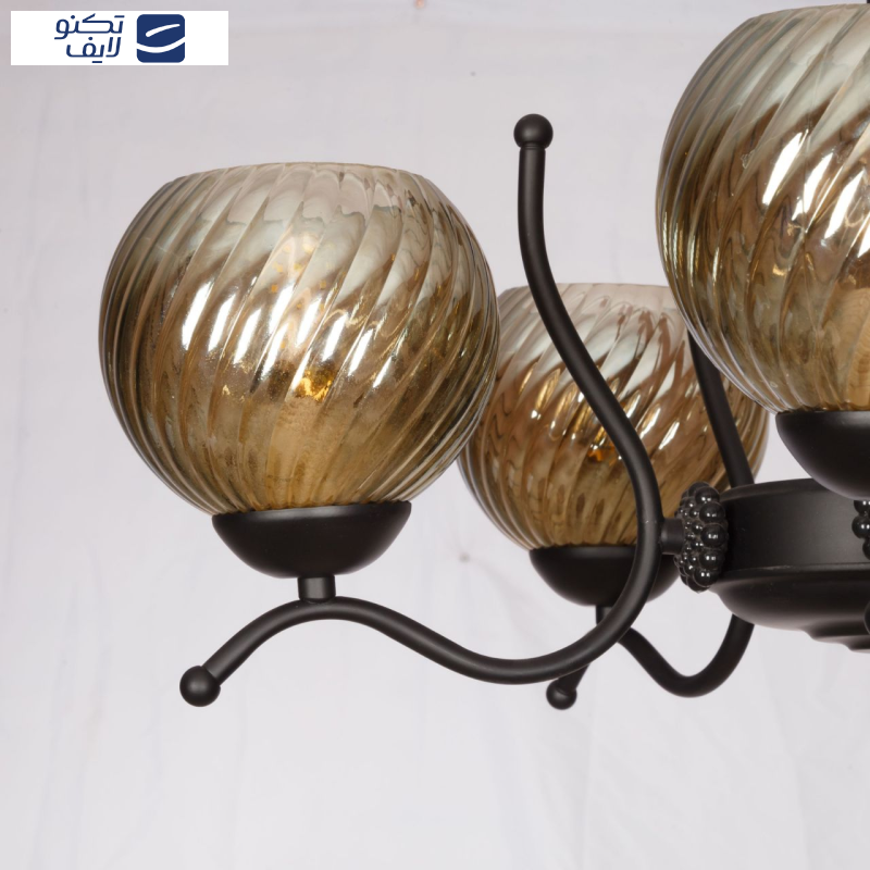 لوستر 5 شعله چشمه نور کد 883/5BK