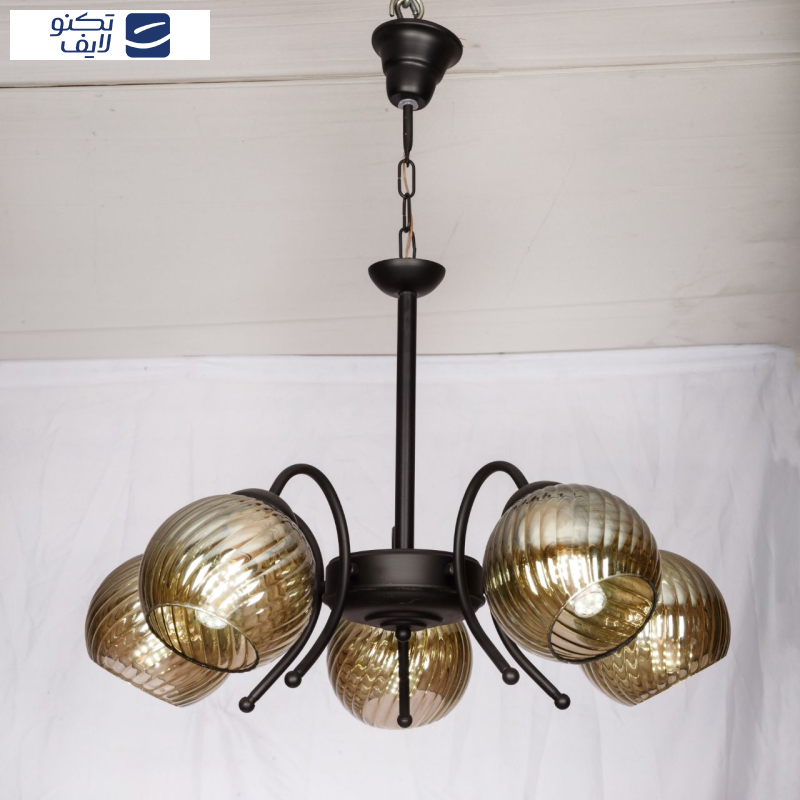 لوستر 5 شعله چشمه نور کد 882/5BK