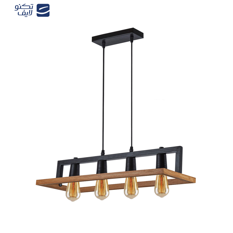 لوستر چهار شعله چشمه نور کد AB1336/4BK لوستر چهار شعله چشمه نور کد AB1336/4BK