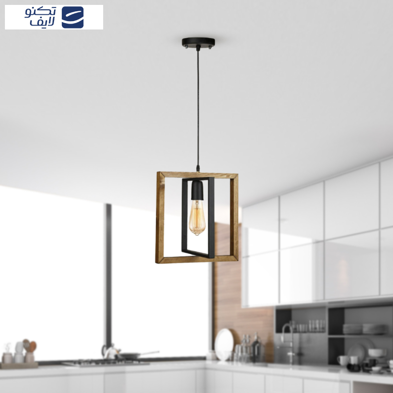  لوستر آویز تک شعله چشمه نور کد 2216