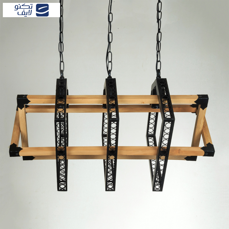 لوستر سه شعله چشمه نور کد 2231/3BK لوستر سه شعله چشمه نور کد 2231/3BK