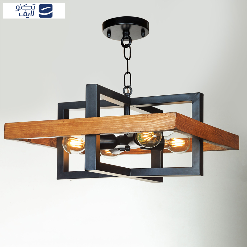 لوستر آویز 4 شعله چشمه نور کد 2237/4