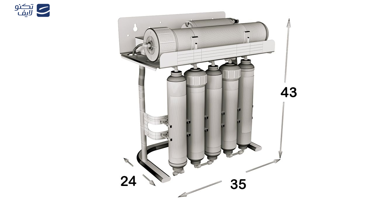 دستگاه تصفیه کننده آب اس اس وی مدل PureLine X630 دستگاه تصفیه کننده آب اس اس وی مدل PureLine X630