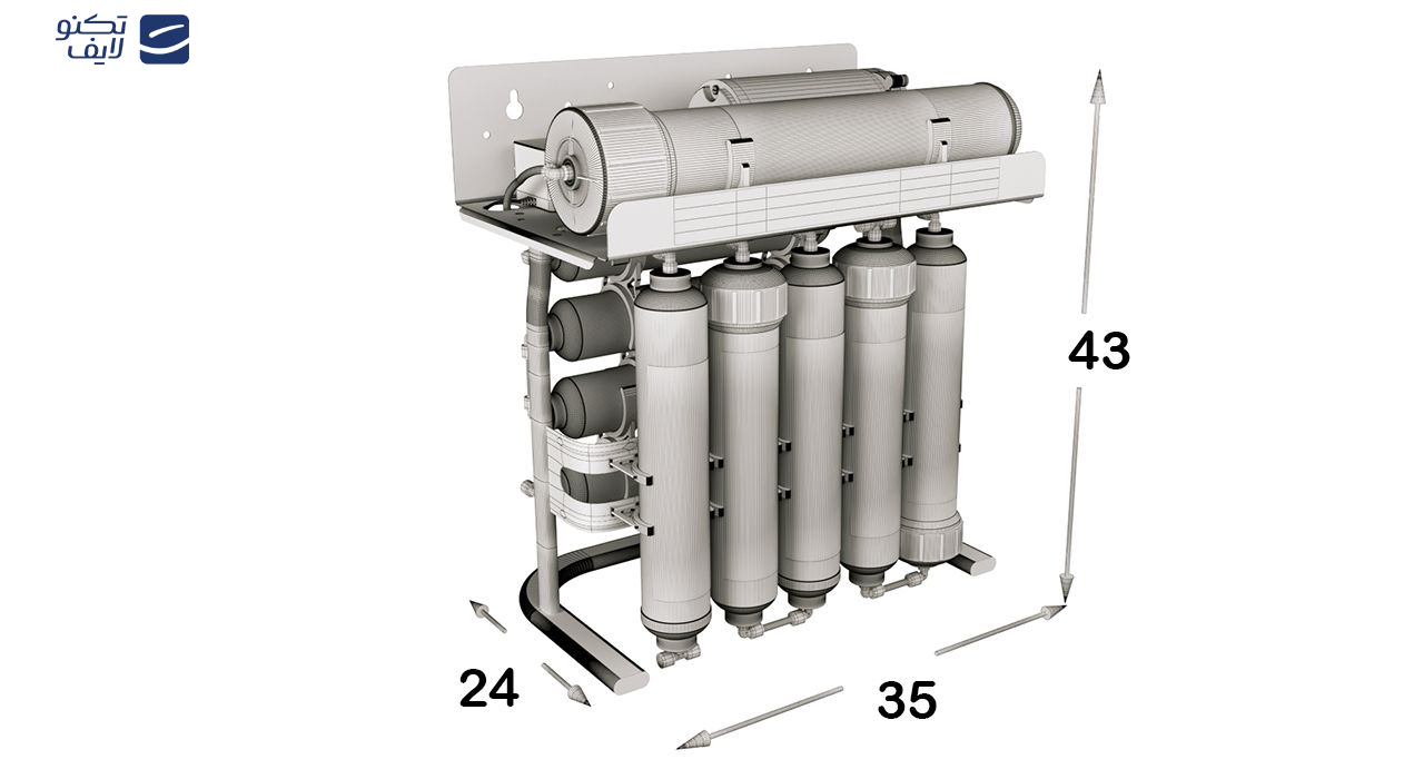 دستگاه تصفیه کننده آب خانگی اس اس وی مدل PureLine X1000