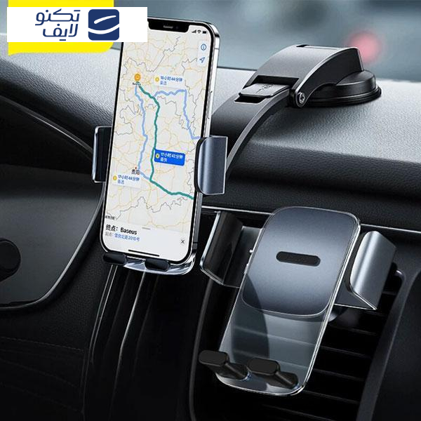 پایه نگهدارنده گوشی موبایل باسئوس مدل Easy Control Clamp پایه نگهدارنده گوشی موبایل باسئوس مدل Easy Control Clamp