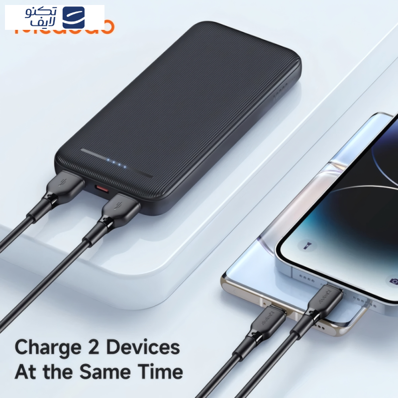 پاوربانک مک دودو مدل MC-463 LED Version ظرفیت 10000 میلی آمپرساعت پاوربانک مک دودو مدل MC-463 LED Version ظرفیت 10000 میلی آمپرساعت