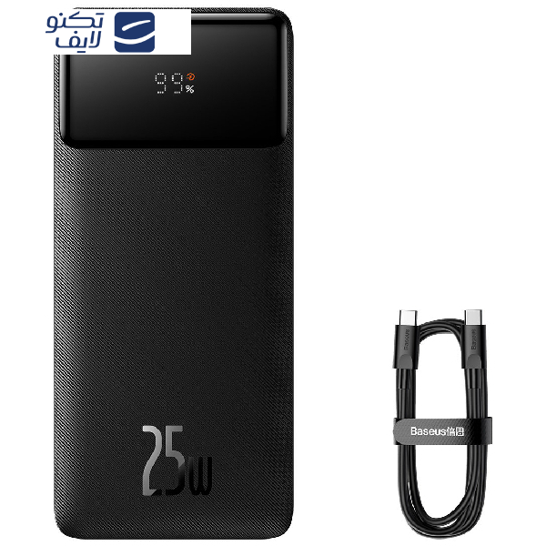 پاوربانک باسئوس مدل Bipow Digital Display 25W PPBD020301 ظرفیت 20000 میلی آمپر ساعت پاوربانک باسئوس مدل Bipow Digital Display 25W PPBD020301 ظرفیت 20000 میلی آمپر ساعت