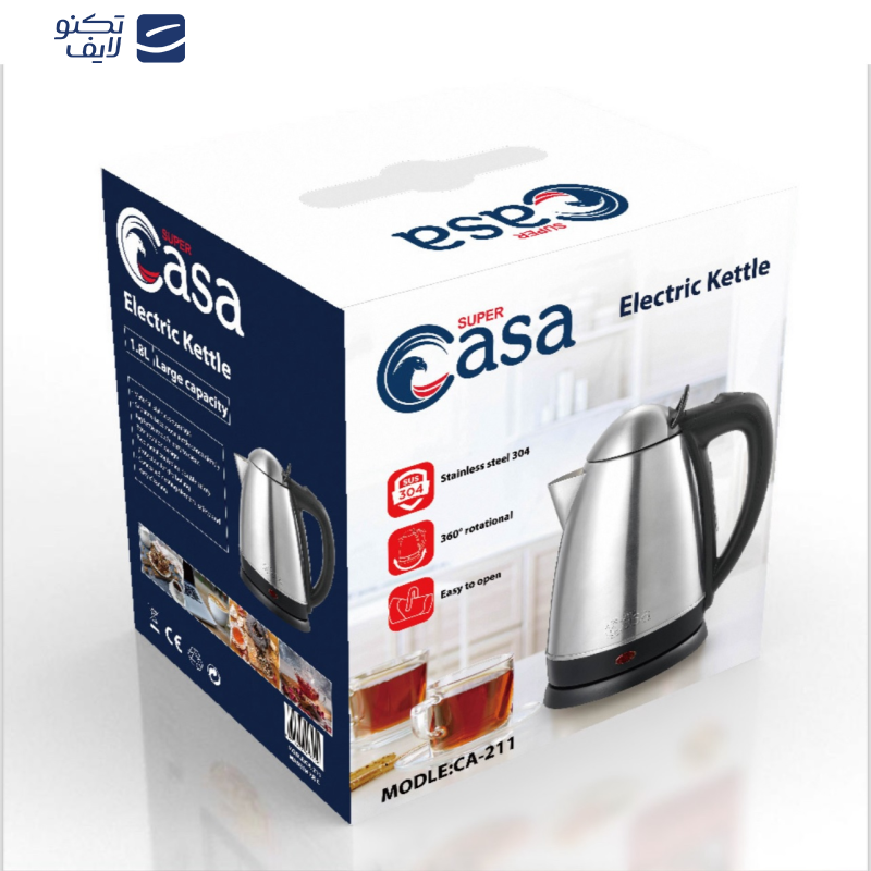 کتری برقی سوپر کاسا مدل CA-211 کتری برقی سوپر کاسا مدل CA-211