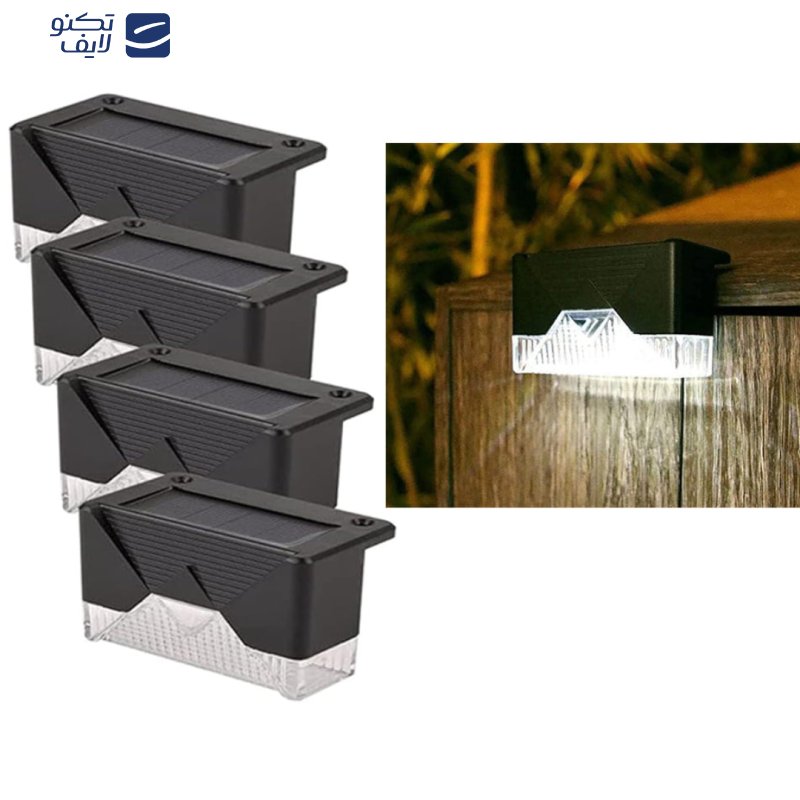 چراغ پارکی خورشیدی سولونیکس مدل LIGHTS مجموعه 4 عددی 