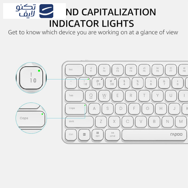 کیبورد بی سیم رپو مدل E9350L کیبورد بی سیم رپو مدل E9350L