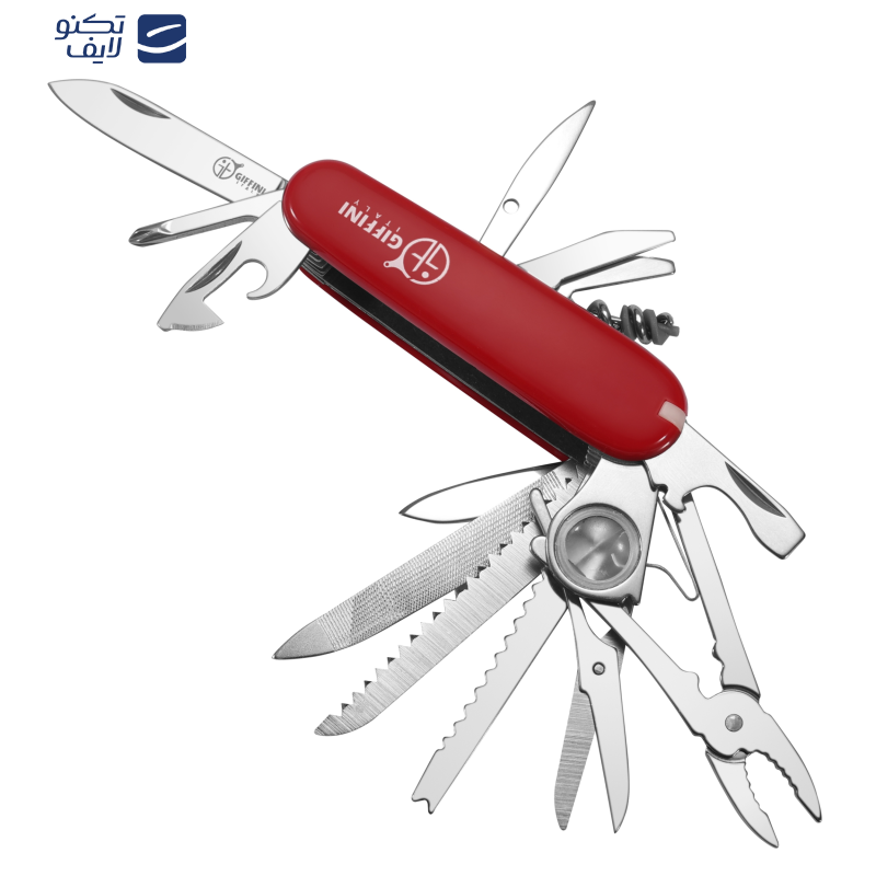 چاقو 18 کاره سفری جی فی نی مدل G-18 چاقو 18 کاره سفری جی فی نی مدل G-18