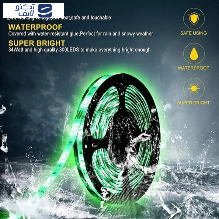 ریسه ال ای دی استریپ مدل RGB 3528 طول 5 متر ریسه ال ای دی استریپ مدل RGB 3528 طول 5 متر