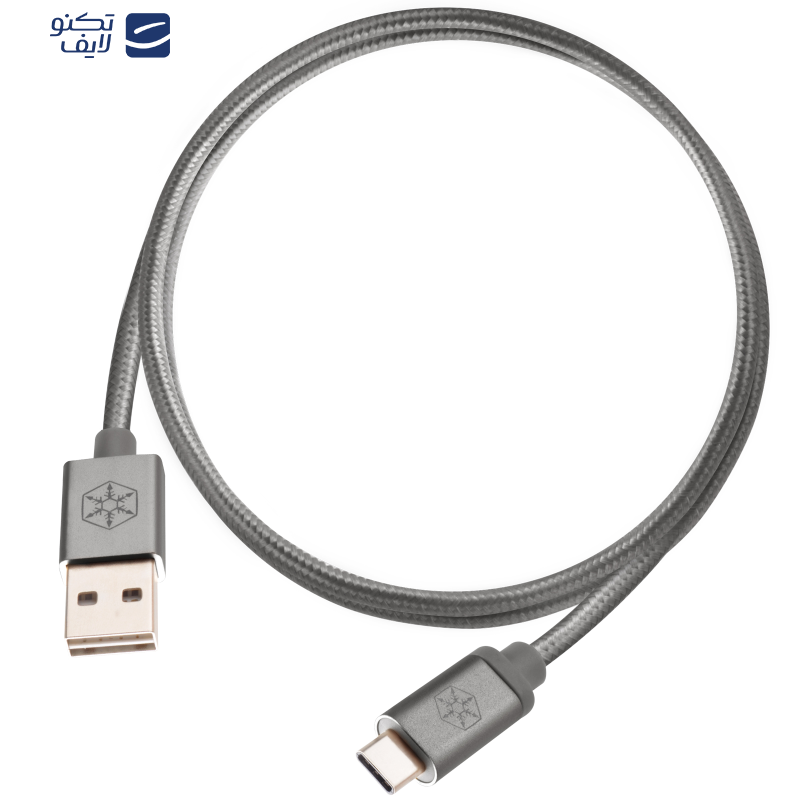 کابل تبدیل USB به USB-C سیلوراستون مدل CPU04 طول 1 متر کابل تبدیل USB به USB-C سیلوراستون مدل CPU04 طول 1 متر