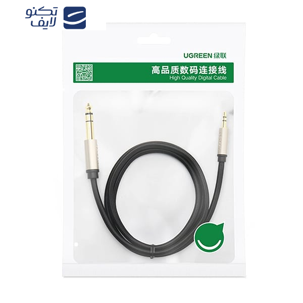 کابل تبدیل جک 6.5 میلیمتری به جک 3.5 میلیمتری یوگرین مدل AV127-10625 طول ۱ متر کابل تبدیل جک 6.5 میلیمتری به جک 3.5 میلیمتری یوگرین مدل AV127-10625 طول ۱ متر