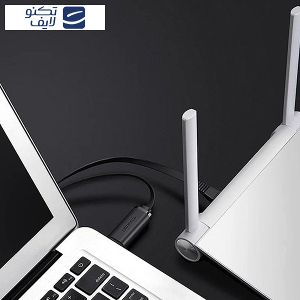 کابل تبدیل USB-C به LAN یوگرین مدل 80186-CM204 به طول 1.5 متر کابل تبدیل USB-C به LAN یوگرین مدل 80186-CM204 به طول 1.5 متر