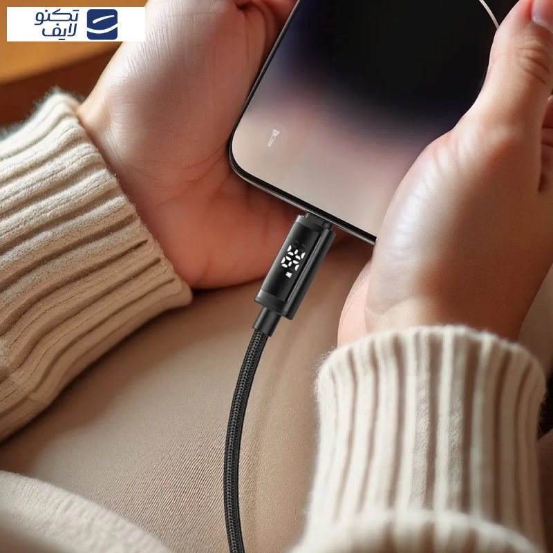 کابل تبدیل لایتنینگ به USB-C مک دودو مدلDual LED Displays CA-7990 طول 1.2 متر