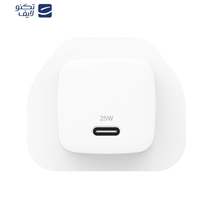 شارژر دیواری 25 وات بلکین مدل BoostCharge به همرا کابل USB-C