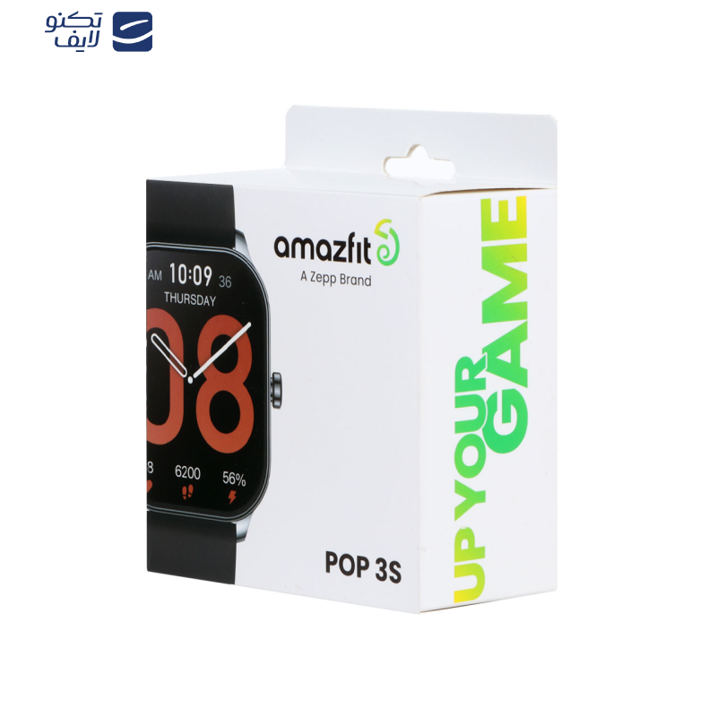 ساعت هوشمند امیزفیت مدل Pop 3S دارای قابلیت های کنترل موسیقی (Music Player)، قابلیت مکالمه از طریق بلوتوث بند سیلیکون ساعت هوشمند امیزفیت مدل Pop 3S دارای قابلیت های کنترل موسیقی (Music Player)، قابلیت مکالمه از طریق بلوتوث بند سیلیکون