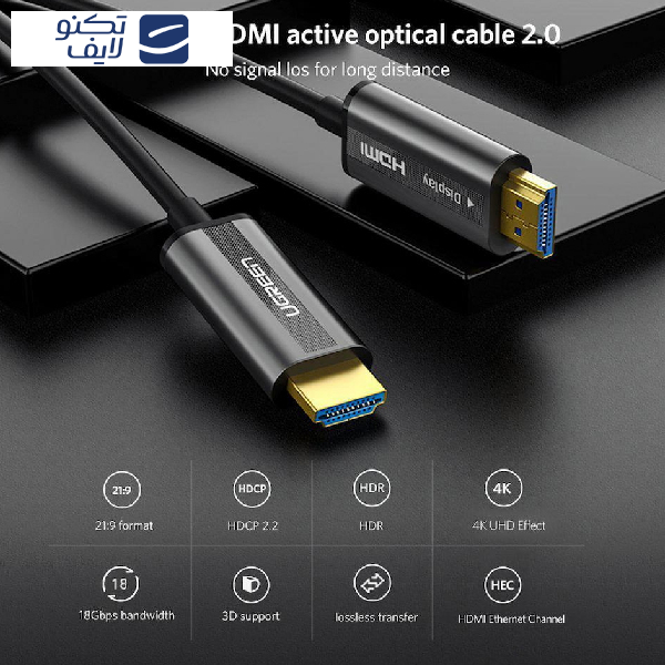 کابل HDMI یوگرین مدل HD132-50215 طول 15 متر کابل HDMI یوگرین مدل HD132-50215 طول 15 متر