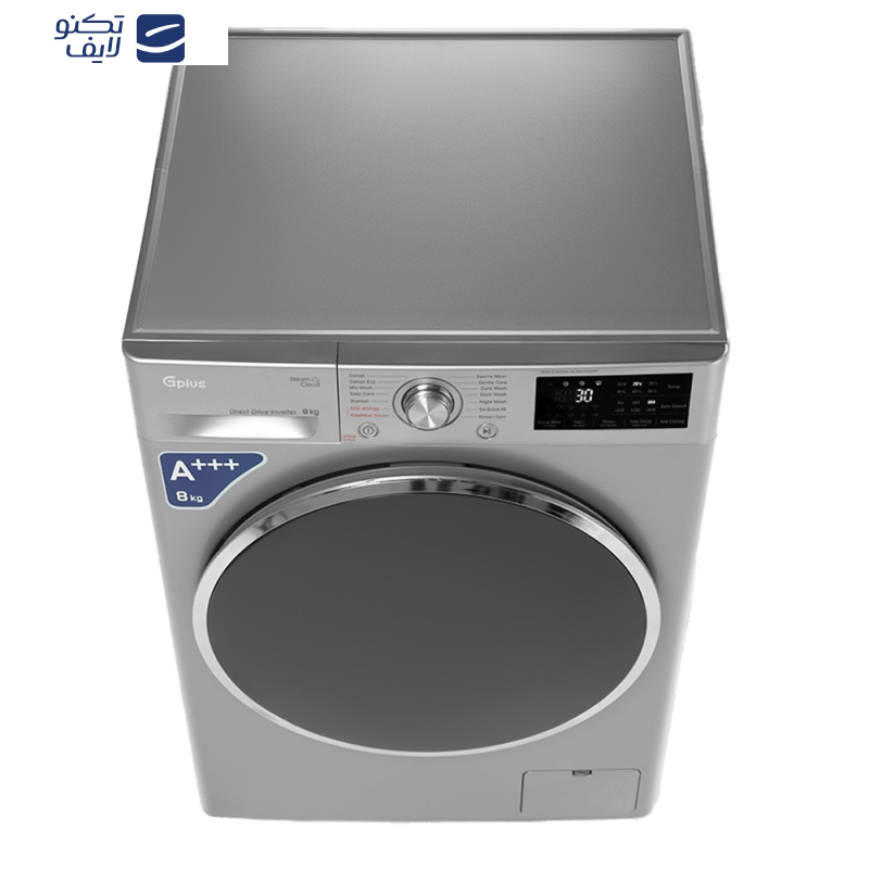 ماشین لباسشویی 8 کیلوگرم اتوماتیک جی پلاس مدل GWM-R88S.KTN