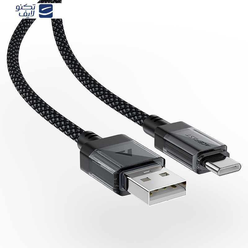 کابل USB به USB-C ایس فست مدل C12-04 طول 1.2 متر کابل USB به USB-C ایس فست مدل C12-04 طول 1.2 متر