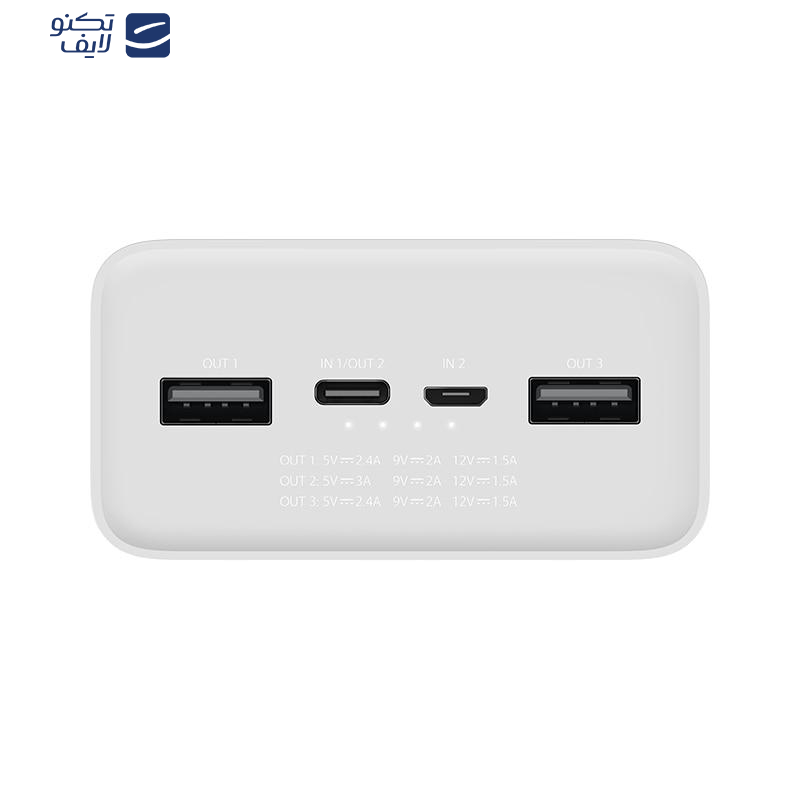 پاوربانک 18 وات شیائومی مدل Mi PB3018ZM ظرفیت 30000 میلی آمپر ساعت پاوربانک 18 وات شیائومی مدل Mi PB3018ZM ظرفیت 30000 میلی آمپر ساعت