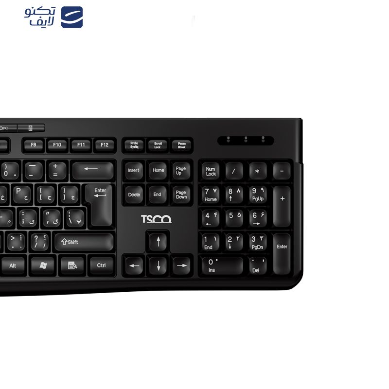 کیبورد بی سیم تسکو مدل TK 7007W کیبورد بی سیم تسکو مدل TK 7007W