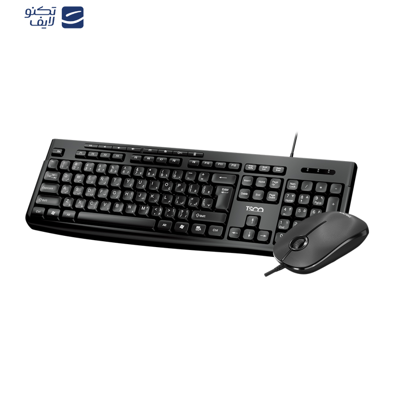 کیبورد و ماوس باسیم تسکو مدل TKM 8057 کیبورد و ماوس باسیم تسکو مدل TKM 8057