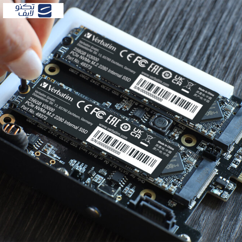 اس اس دی اینترنال PCIe Gen3 x4 ورباتیم مدل Vi3000 ظرفیت 256 گیگابایت اس اس دی اینترنال PCIe Gen3 x4 ورباتیم مدل Vi3000 ظرفیت 256 گیگابایت