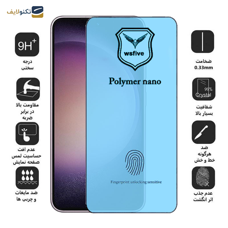 محافظ صفحه نمایش اپیکوی مدل Polymer Nano مناسب برای گوشی موبایل سامسونگ Galaxy S23/ S22 محافظ صفحه نمایش اپیکوی مدل Polymer Nano مناسب برای گوشی موبایل سامسونگ Galaxy S23/ S22